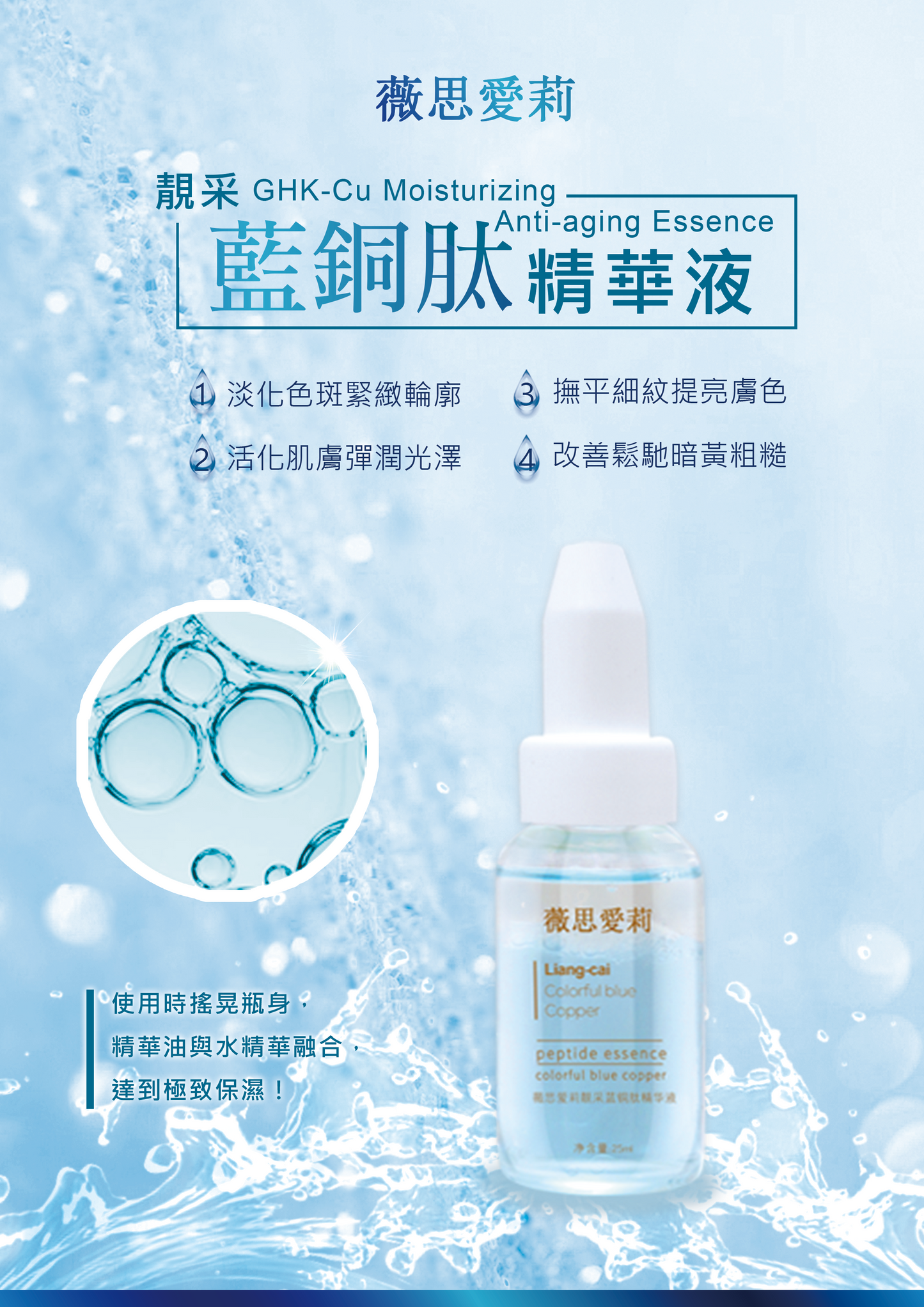 藍銅肽精華液